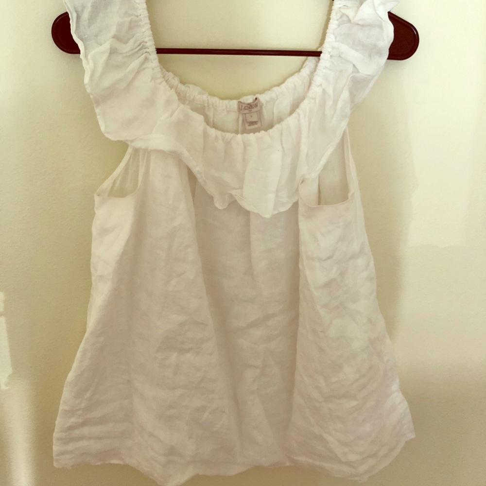 J. Crew White Blouse